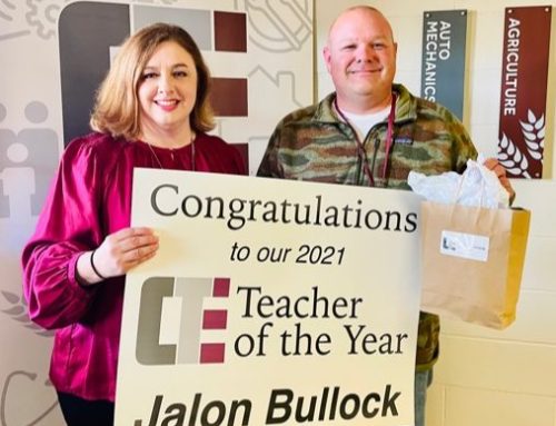 Bullock Selected as CTE Teacher of the Year
