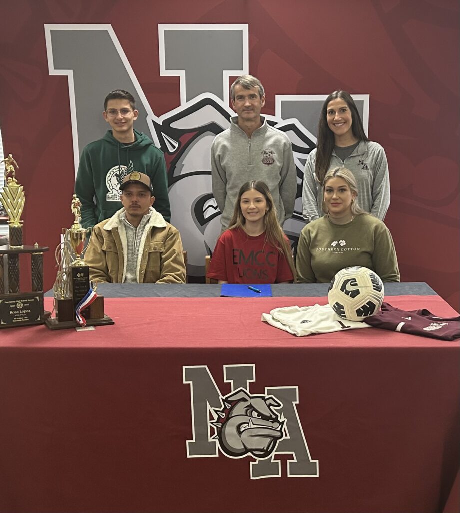 Rosa Lopez signs to play soccer with EMCC