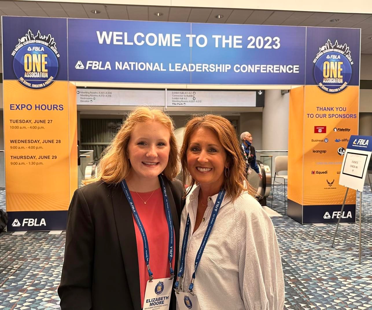 New Albany School of Career & Technical Education FBLA member, Lizzie Moore, recently competed at the FBLA National Leadership Conference in Introduction to Public Speaking in Atlanta, Georgia. Alison Moore is the FBLA advisor. 