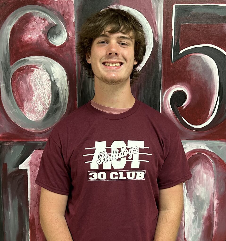 New Albany High School presented ACT 30+ Club t-shirts to Alex Coats, Anderson Crews, and Jackson Waldon on September 6, 2023 for their recent success on the ACT.   Students who have a composite or subscore of 30 or more on their recent ACT are inducted into the club.  More than 200 students have become members of the ACT 30+ Club since its creation in the fall of 2009.

