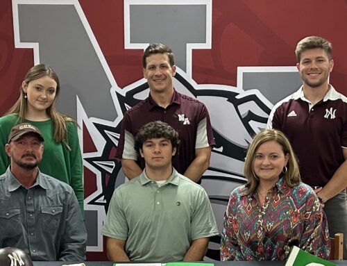 Voyles Signs with Meridian Community College