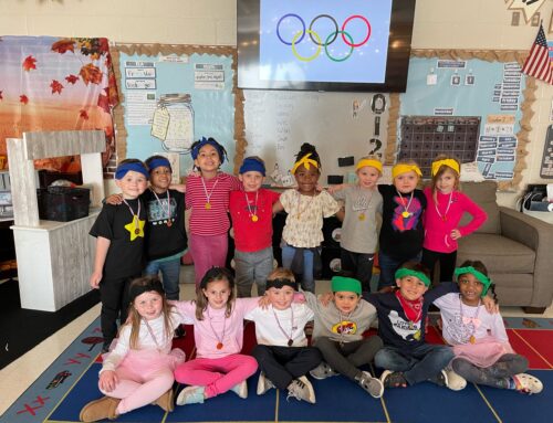 Kindergarteners Enjoy Nursery Rhyme Olympics