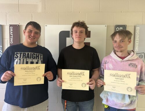 CTE Students Complete Introduction to Welding Course